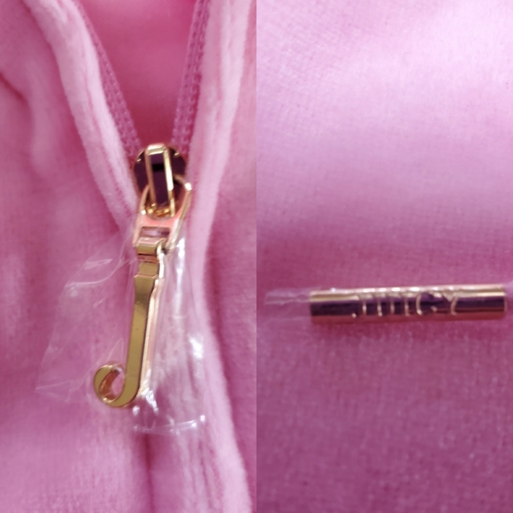 Juicy Couture Pink Velour Tracksuit Jogger Set - Picture 4 of 8
